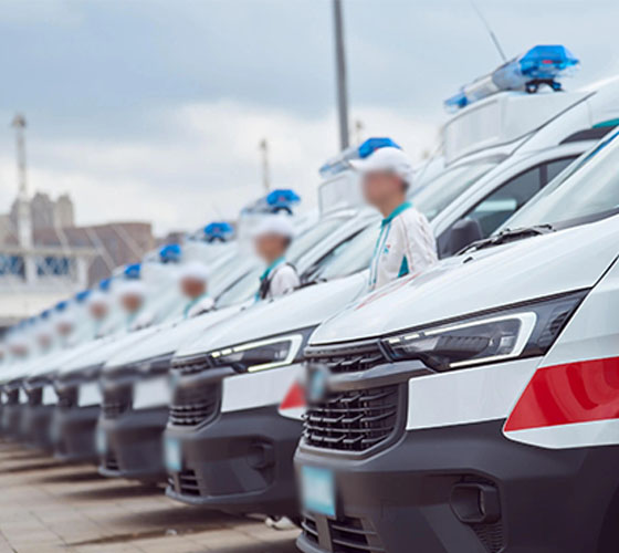 盘山县服务车队展示